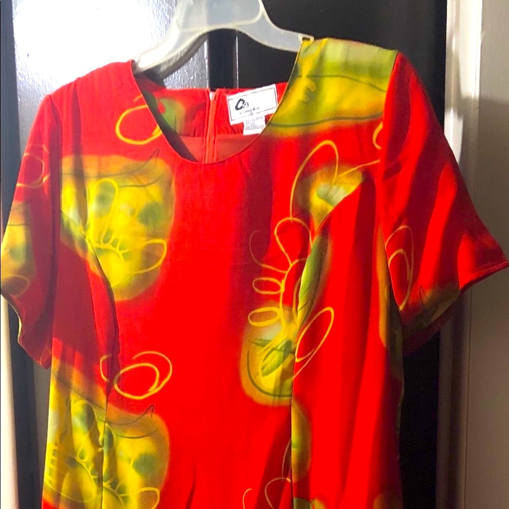 ‘CB’ Fully Lined Dress (Plus)